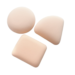 日本rubycell材质！奶霜美肌空气感棉花糖气垫粉扑  皮面干湿两用