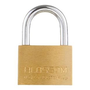 梅花纯黄铜挂锁户外防水防锈防盗锁通开学生宿舍柜门抽屉长梁小锁