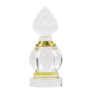 水晶如意宝瓶家用供佛礼佛佛堂摆件佛堂装饰室内供佛桌面装饰摆件