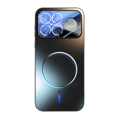 适用红米K90ProMaX手机壳新款镜头全包一体镜头膜超薄磨砂车载磁吸k90软边硅胶高级感男女保护套简约时尚同色