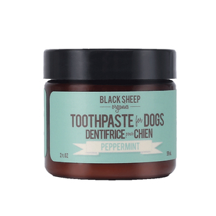 加拿大进口BlackSheep黑羊椰油薄荷宠物狗牙膏可食用去牙结石口臭