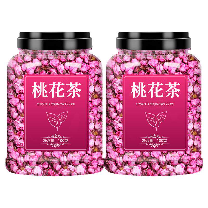 桃花茶干桃花泡水干花食用花苞