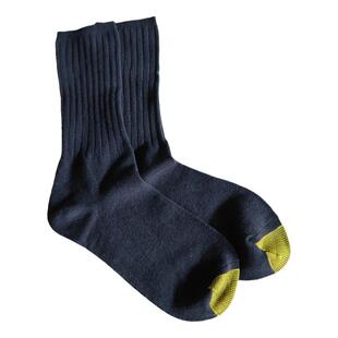 外贸出口美国订单女士袜子双针松口棉黑色竖条纹金袜头棉