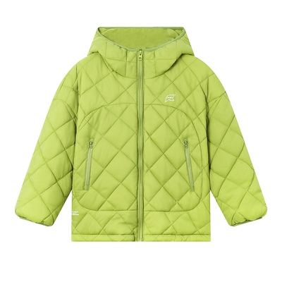 多巴胺菱形格绗棉加厚棉服外套潮