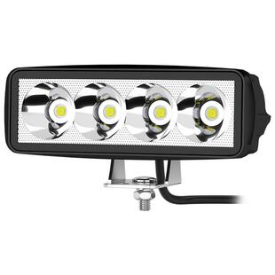 电动车灯摩托车led大灯超亮三轮电瓶车改装外置强光爆闪铺路射灯