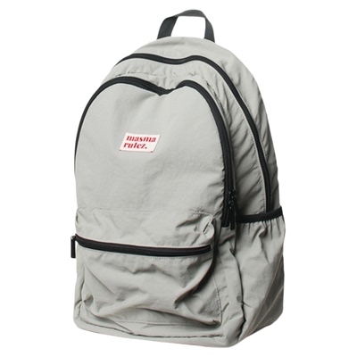 Masmarulez双层拉链男女双肩包