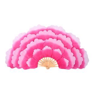 儿童舞蹈扇广场舞开场舞牡丹花扇渐变扇幼儿成人舞台演出道具秧歌