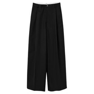 FACADE PATTERN韩国25秋冬经典羊毛裤宽松显瘦休闲长裤MUSINSA