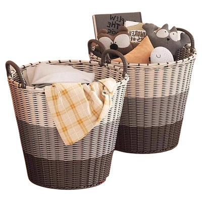 藤编大容量脏衣篓|超3000次加购