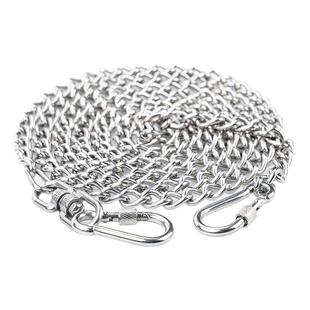304不锈钢狗链无缝大型犬中型犬小型犬狗铁链项圈防咬金属牵引绳