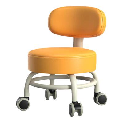 凯伦诗CLORIS静音滑轮矮凳带靠背