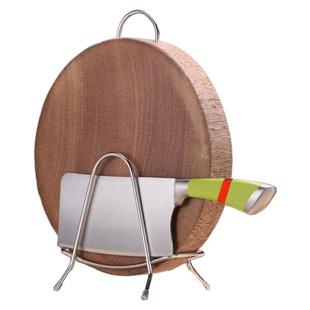 特厚菜板架优质不锈钢菜板架家用菜板案板架菜墩刀板架台面置物架