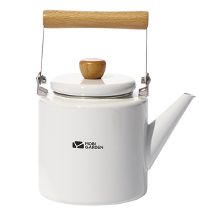 牧高笛欢宴提水壶露营搪瓷餐具户外露营便携手提水壶烧水壶泡茶壶