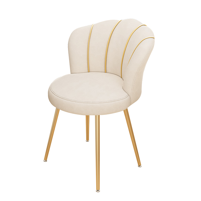 化妆椅家用舒服久坐简约美甲花瓣凳子轻奢高级女生卧室梳妆台椅子