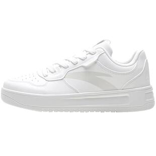 安踏男鞋小白鞋男款2026春季新款板鞋男款皮面运动鞋休闲鞋子男鞋