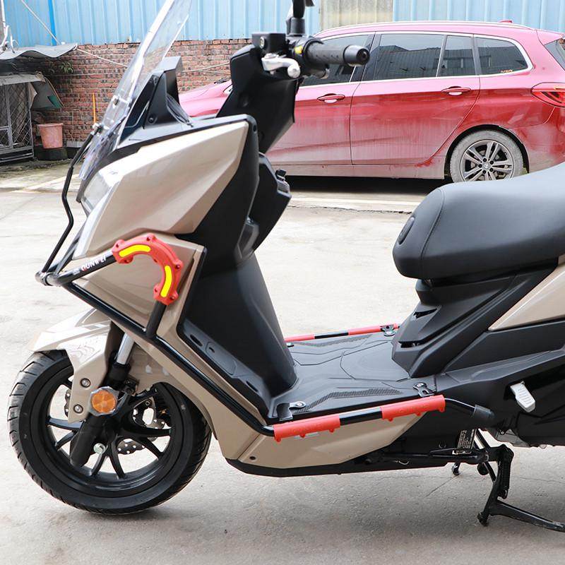 适用光阳rks150护杠防摔杠摩托车保险杠侧杠踏板车后轮挡泥板改装