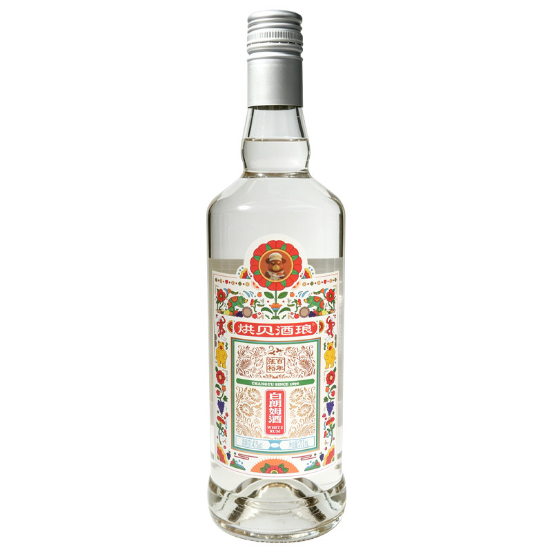大瓶洋酒烘贝酒琅白朗姆酒700ML