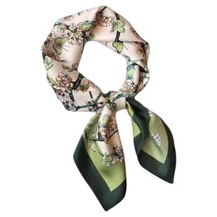 【粉丝专属 】70cm韩版小方巾女丝巾春夏薄款防晒围脖护颈气质