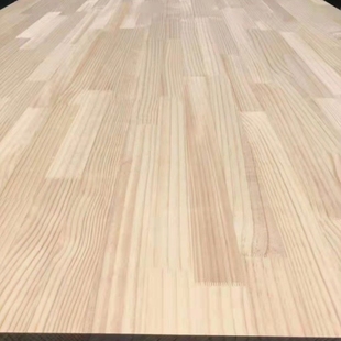 松木指接板实木板板材智利松齿接大板衣柜整张原木集成板原木料块