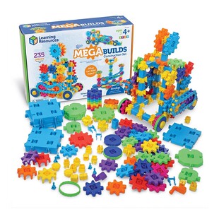 美国Learning Resources 齿轮积木儿童拼装玩具拼插组益智LR动脑