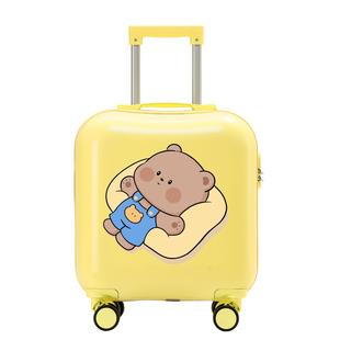 儿童可坐骑20寸小行李箱女童短途旅行登机箱PC材质高质量拉杆箱