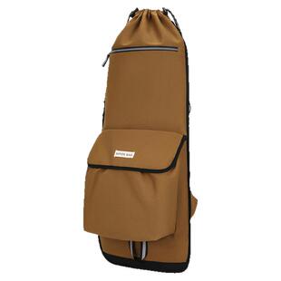 新款陆冲长板包舞板头盔护具潮酷双翘板潜水脚蹼渔具帆布滑板包女