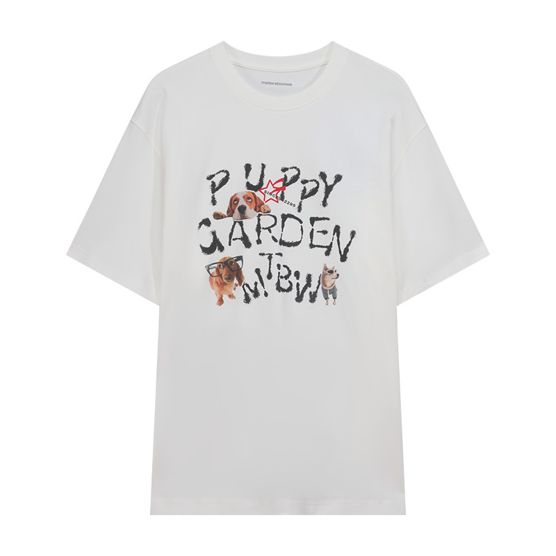 美特斯邦威印花纯棉短袖体恤