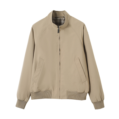 春秋季男士哈灵顿立领防风夹克女