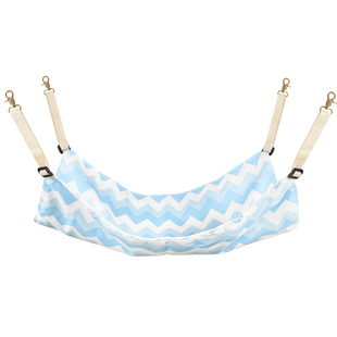 冬夏两用 北欧印花双面猫吊床 透气防泼水猫秋千挂式猫窝笼装悬挂