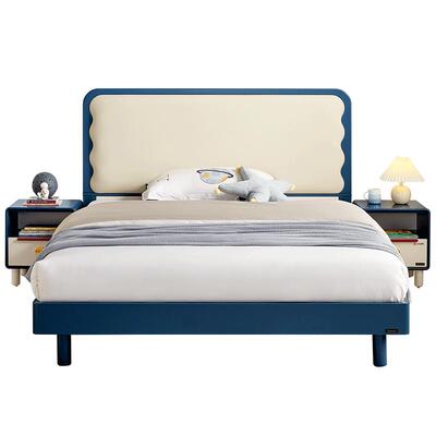 全友家居现代简约软包儿童床