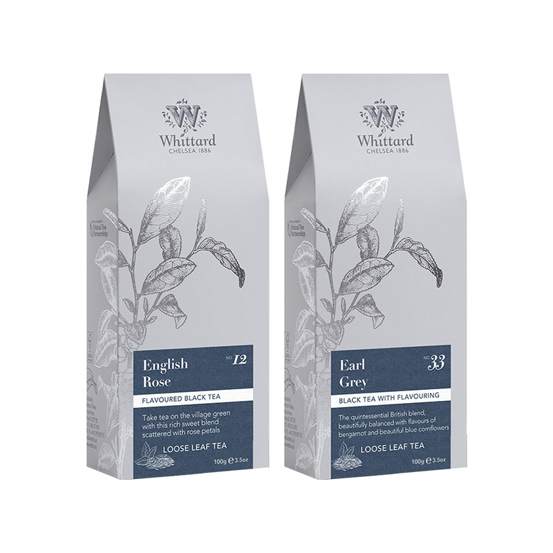 英式伯爵+英国玫瑰茶100g*2盒