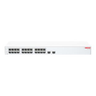华为数通智选24口千兆web网管交换机S210-24T2SR 24口千兆电+2上行光口企业级网线分线器中小企业办公集线器