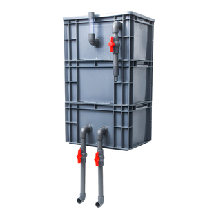 鱼缸过滤器周转箱滴流盒户外置养鱼池水循环系统三合一沼泽过滤箱