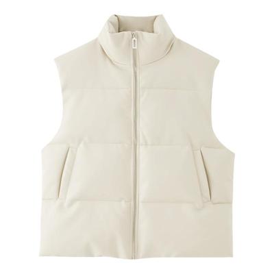 ZzZHANG拉链时尚短款立领马甲