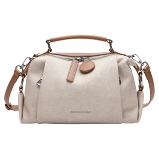 稻草人包包女新款斜挎包秋冬百搭波士顿包褶皱枕头包小众通勤女包