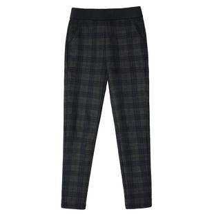 冬季100%纯羊毛打底裤女秋冬外穿加绒加厚高腰保暖中老年羊绒棉裤