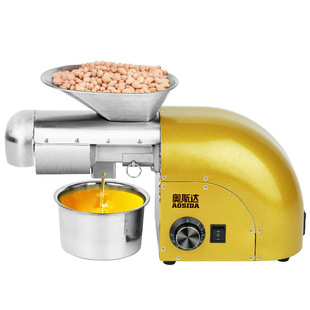 新款奥斯达全自动家用榨油机带烘炒不锈钢商用技术小型冷热榨家庭