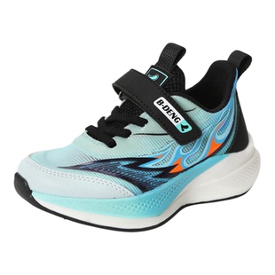 帮登儿童运动鞋男童透气跑步鞋休闲鞋魔术贴超轻便单网炫彩软底