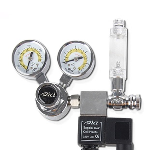 包邮迪茨表CO2减压表 水草二氧化碳多款电磁阀单表双表电磁减压阀