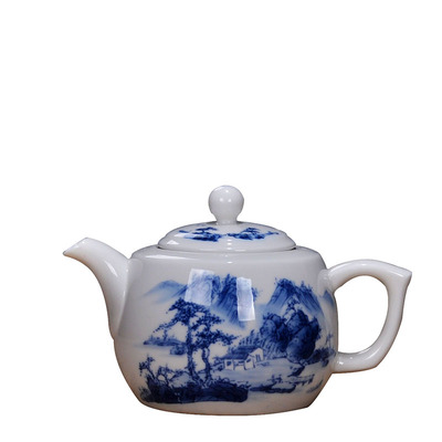 400ml青花瓷高温不锈钢功夫茶具