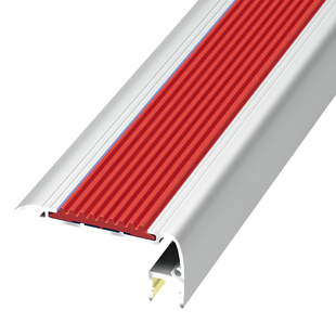 铝合金楼梯防滑条LED灯带L型踏步压条金属大理石台阶收口包边条