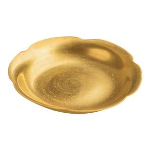 元无杯垫陶瓷茶垫轻奢高级感解忧金釉纯手工中式杯托功夫茶具配件