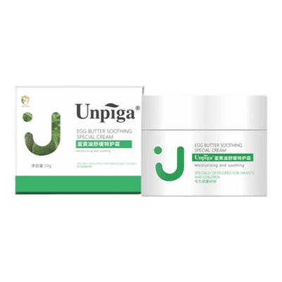 Unpiga蛋黄油舒缓特护霜婴儿面霜防裂霜护肤宝宝苹果脸优贝嘉润肤