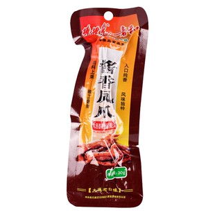 包邮大连棒棰岛春和酱香凤鸡爪卤味鸡爪子30g*10个大连特产老口味