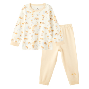 Goodbaby好孩子秋衣秋裤套装男女宝秋冬纯棉保暖内衣儿童打底睡衣