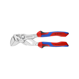 KNIPEX凯尼派克德国进口6寸袖珍型镀铬多用途钳式钳子扳手8605150