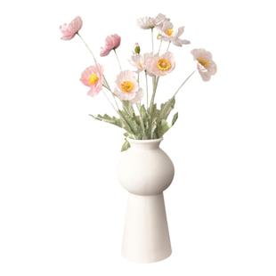 ins风虞美人假花仿真花摆设轻奢高端花瓶高档仿生花装饰花束摆件