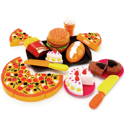 儿童薯条pizza汉堡包套餐玩具