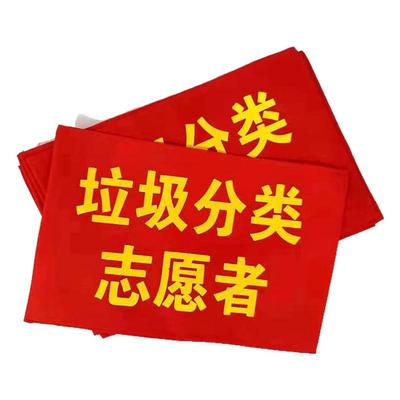 红袖章红领巾安全员执勤