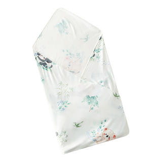 婴儿冰丝盖毯宝宝小毯子莫代尔新生儿夏季薄款被子儿童空调夏凉被